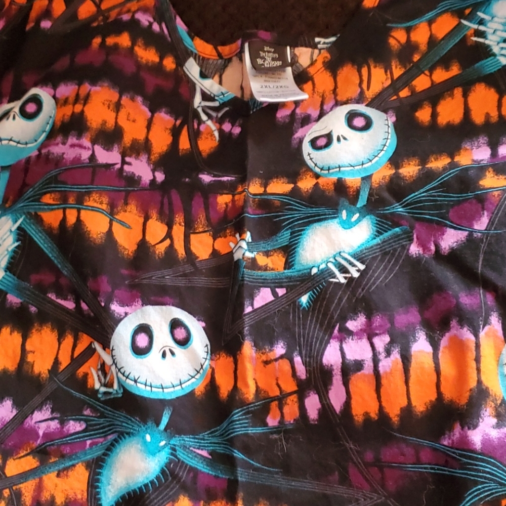 Nightmare before christmas scrub top
